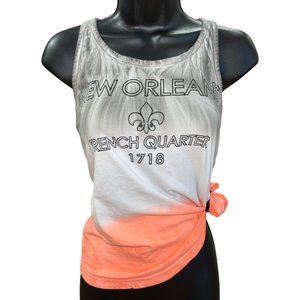 Exist New Orleans Tie Dye Ombre Racerback Tank Top Sz M